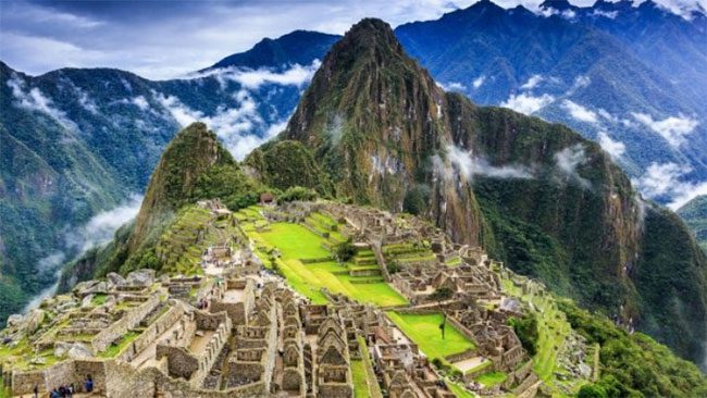 Machu Picchu ruins.