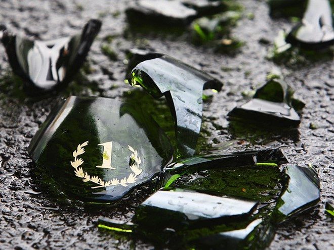 In Japan, accidentally breaking a bottle is considered to bring good luck.