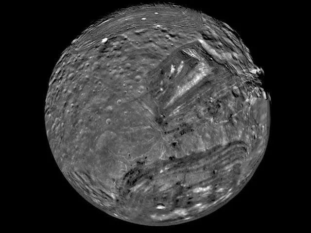 The moon Miranda - a moon of Uranus