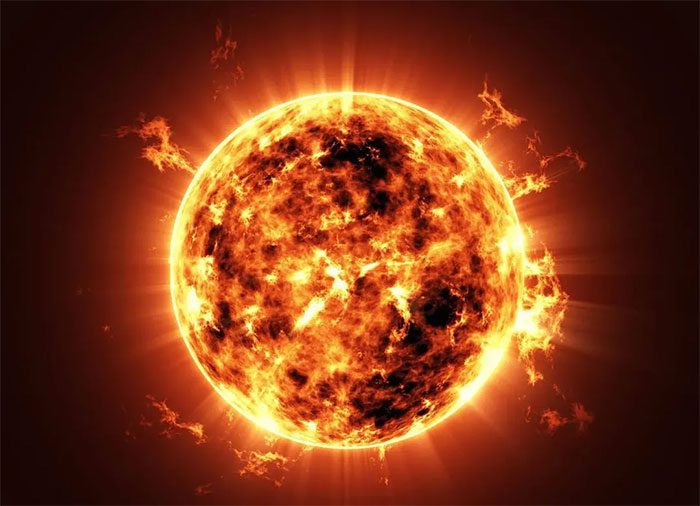 The mass of the Sun is approximately 1.891 × 10³⁰ kg, equivalent to 200 billion gigatons.