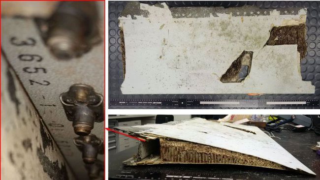 Some debris believed to belong to MH370.