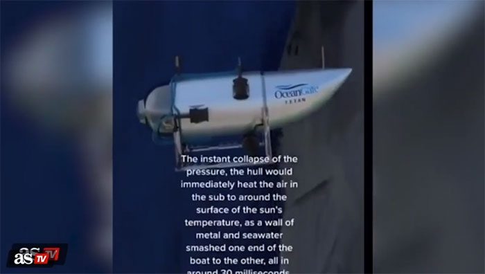 Numerous pieces of the Titan submarine were found near the wreck of the Titanic.