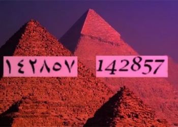 mystery of the number sequence 142857 in the pyramid of egypt 135729