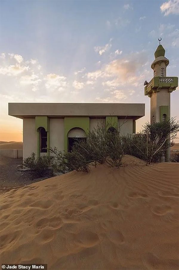 The third hypothesis is that wind-blown sand buried the village.