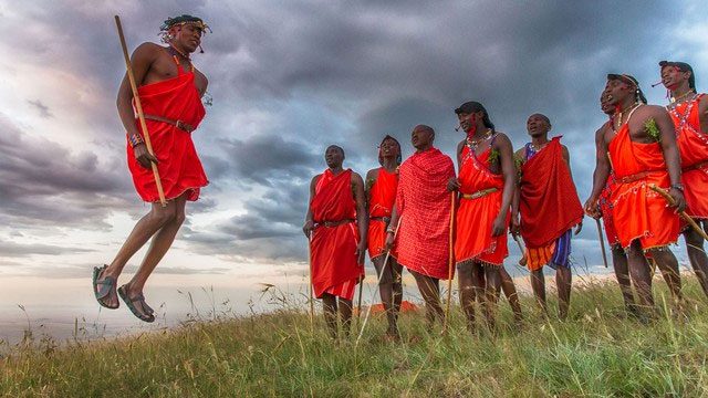 The Maasai are often known for their image as brave, strong warriors.