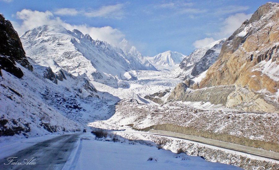 The people here only drink and bathe in pure glacial water sourced directly from the mountains.