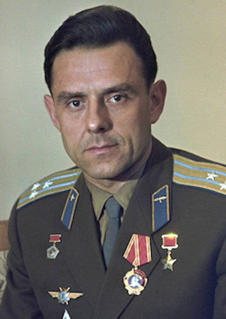 Astronaut Komarov in 1964, a few years before his death