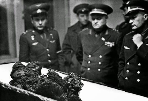 Vladimir Komarov's body turned into a charred mass during the tragedy