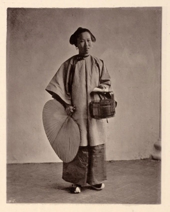 A servant girl in 1871.