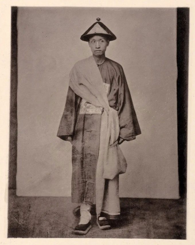 Portrait of a groom, taken in 1871.