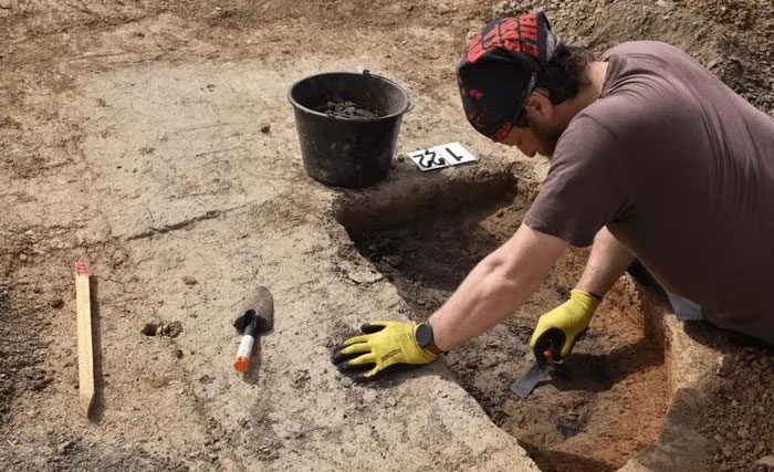 Discovery of a 7,000-year-old Neolithic settlement in the Czech Republic.