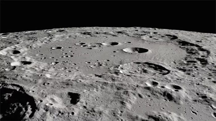 Image of the Clavius crater on the Moon.