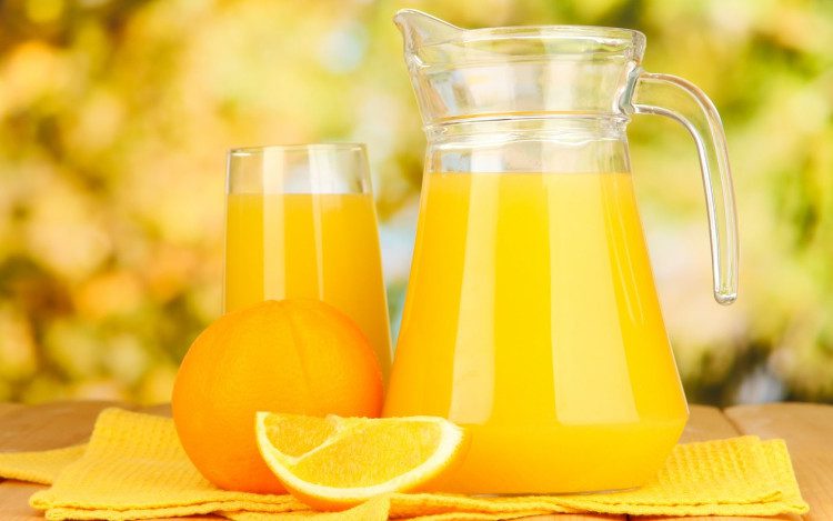 Orange juice is one of the priority foods.