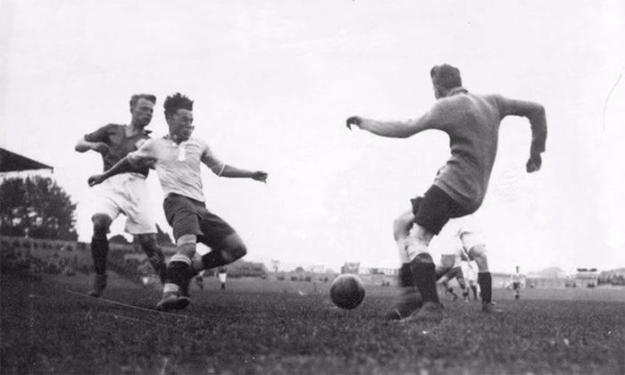 Some images of athletes competing at the Paris 1924 Olympic Games