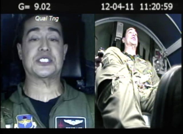 Acceleration along the Gx axis is often experienced by astronauts during shuttle launches.