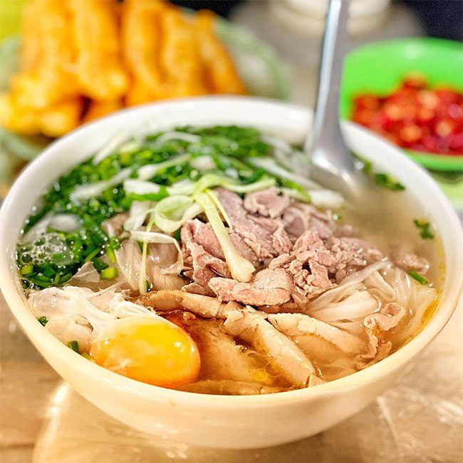 People can eat pho all day, at breakfast, lunch, and dinner.