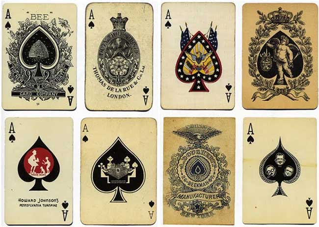 The Ace of Spades is considered the most elaborately decorated card in a deck.