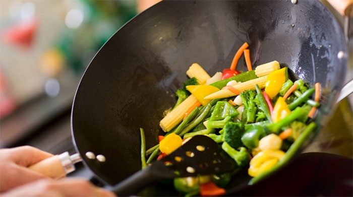 Stir-fried vegetables