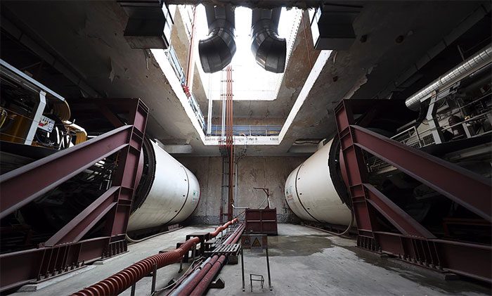 The tunnel-boring robots will tunnel from S9 to S12 over a distance of 4 kilometers.