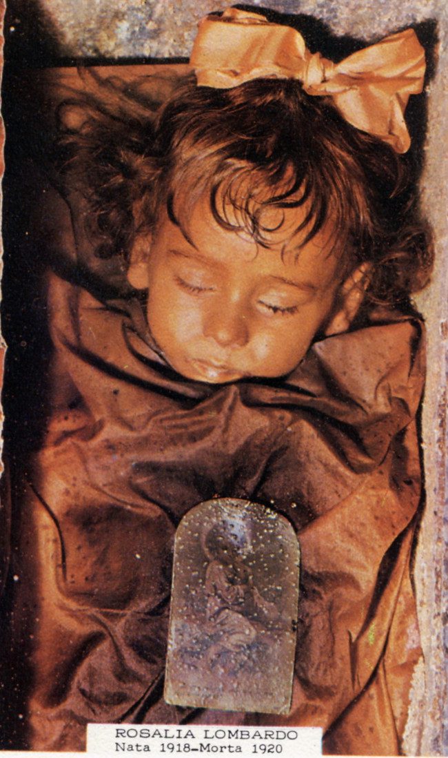 The mummy of 2-year-old Italian girl Rosalia Lombardo is considered the "most beautiful mummy in the world".