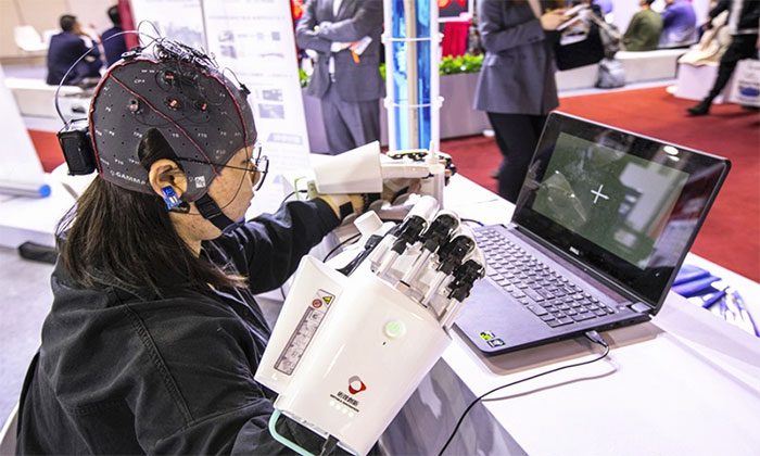 A BCI product at the China International Technology Fair held in Shanghai