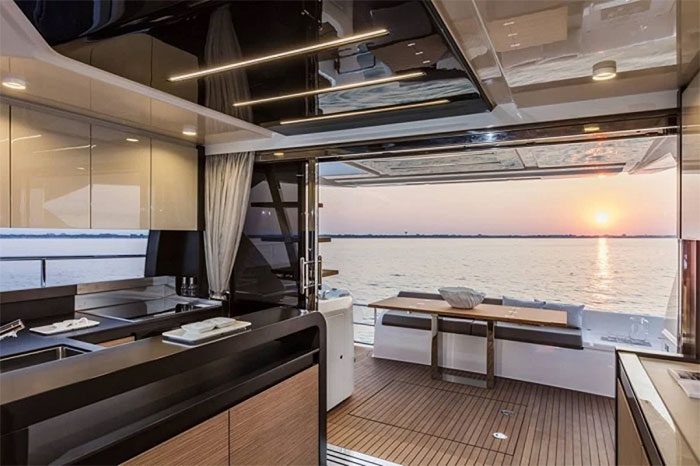 The History Supreme yacht showcases luxurious beauty through every detail.