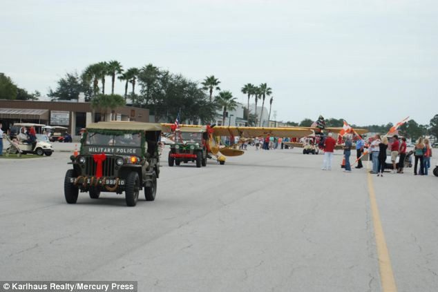 Visitors can drive around the town without realizing they are on runways.