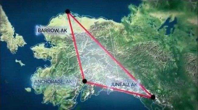 Boundaries of the "Alaska Bermuda Triangle"