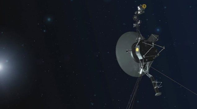 Illustration of the Voyager spacecraft