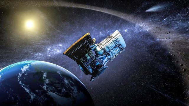 The NEOWISE spacecraft.