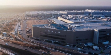 tesla opens the most peculiar factory in the world at berlin gigafactory 135590