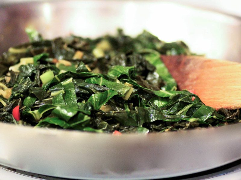 Danes eat stewed kale with sugar and cinnamon, Germans eat cabbage, while Americans prefer collard greens. Many believe that the more greens consumed during the New Year, the more wealth will be gained in the following year.