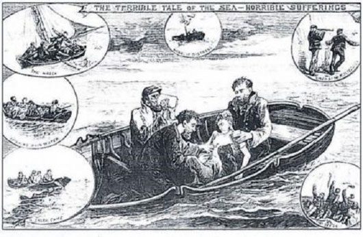 The "cannibalism" disaster on the sunken Mignonette