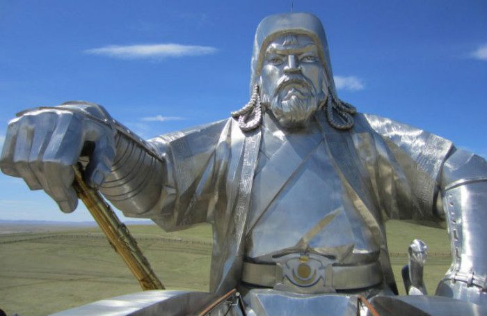 Genghis Khan was buried with numerous grave goods, horses, and servants.