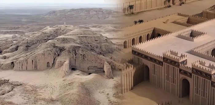 Ancient city in the desert