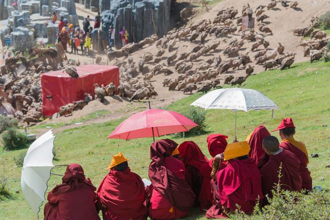 The body is seen as a vehicle to carry the soul in Tibetan belief