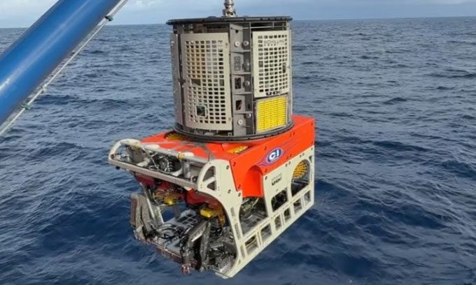 One of the two ROVs used to explore the Titanic wreck.