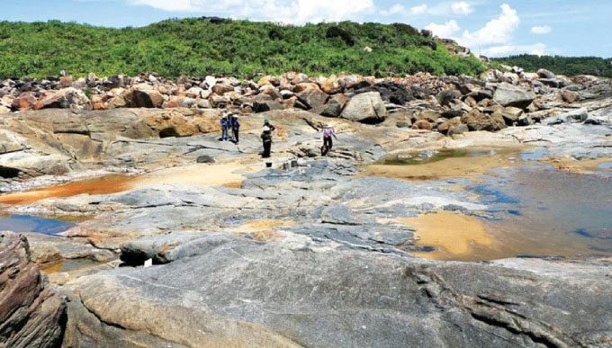 The location of the ancient salt flat discovered by the Sa Huỳnh people.