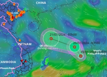 tropical depression formed in the south china sea near paracel islands 135624