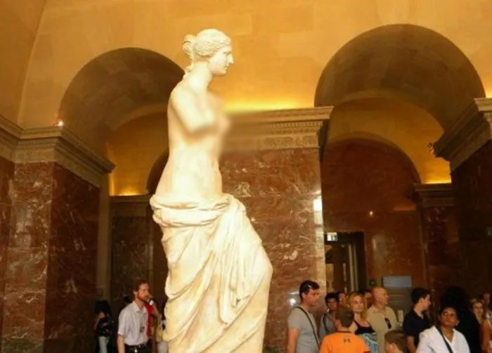 The Goddess of Love at the Louvre Museum, Paris.