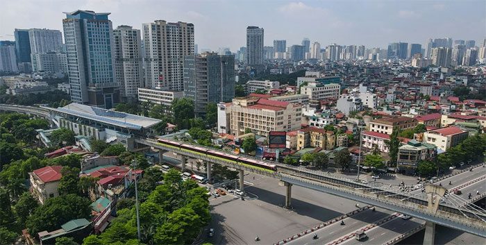 Nhon - Hanoi urban railway line spans 8.5km