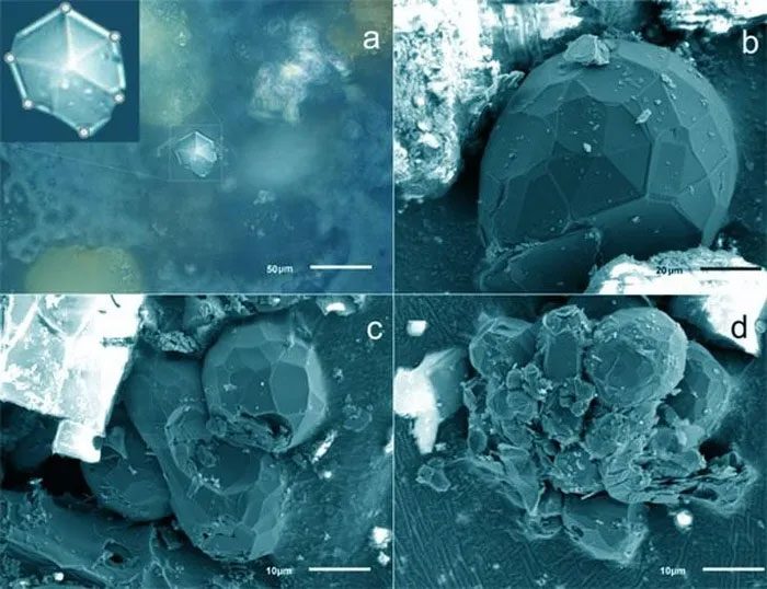 Strange objects inside the Chelyabinsk meteorite