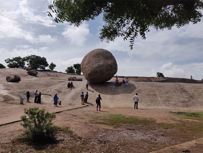 The mystery of the 250-ton rock balanced on a 45-degree slope