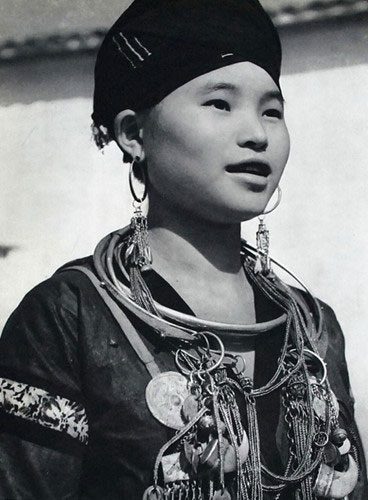 A girl from an aristocratic H'Mong family in the northern mountainous region.