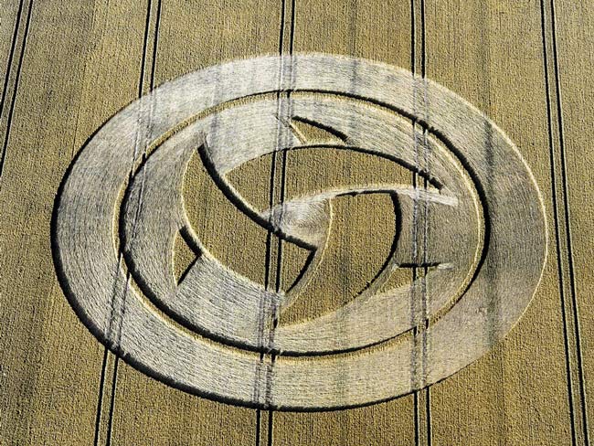 Mysterious circles in the fields