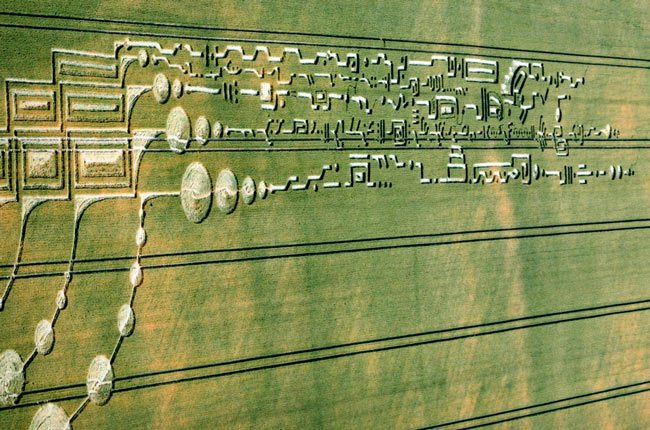 Mysterious circles in the fields