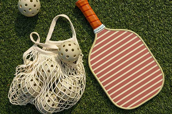 Paddle and ball specialized for the sport of Pickleball.