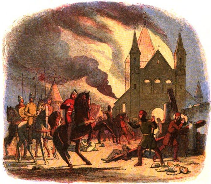 The tyrant William fell from his horse during the expedition in France.