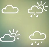 who designed modern weather forecast icons 53982