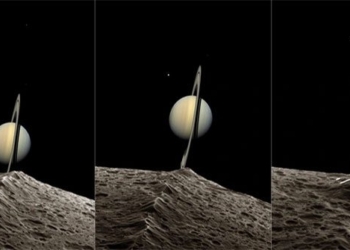 why scientists are skeptical about the discovery on the surface of iapetus as a abandoned spaceship 126310